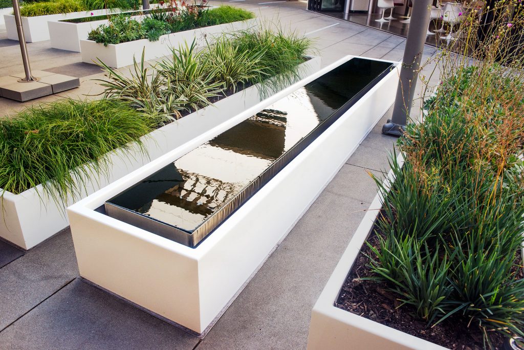 Linear Water Features with Infinity Edge Pools For Edmunds.com | Water ...
